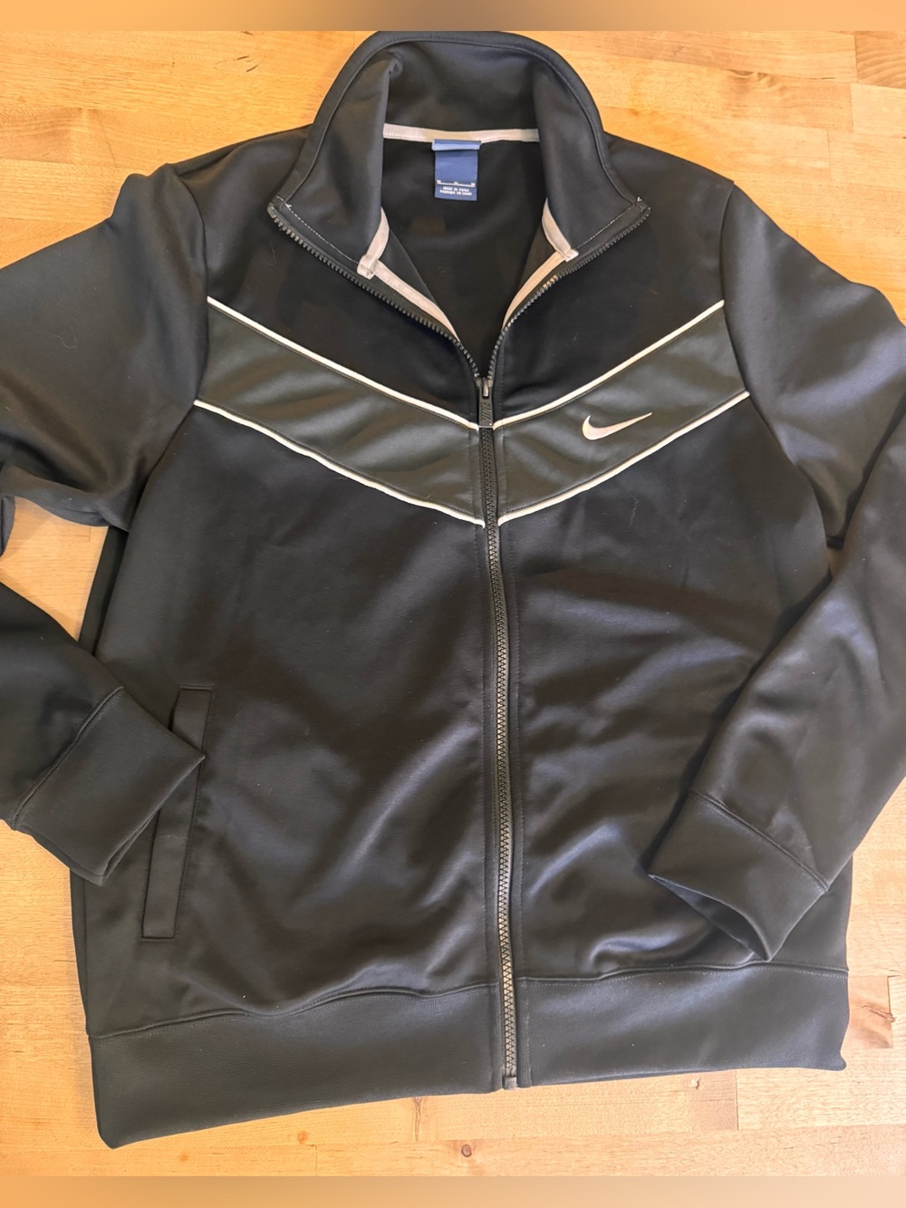 Nike Black vintage Men's full zip track jacket